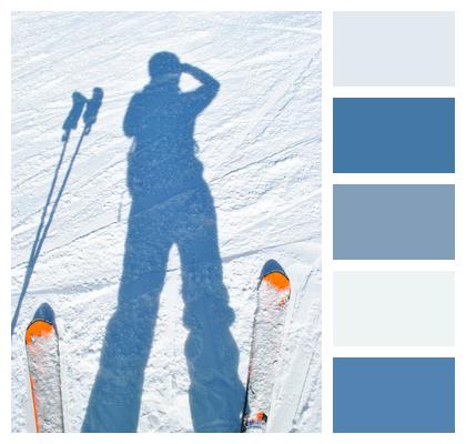 To Ski Skier The Shade Image